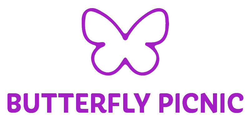 Butterfly Logo - purple transparent